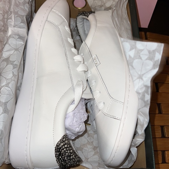 Keds X Kate Spade New York Ace Leather Calf Hair New in Box Women size 10 - Picture 2 of 7
